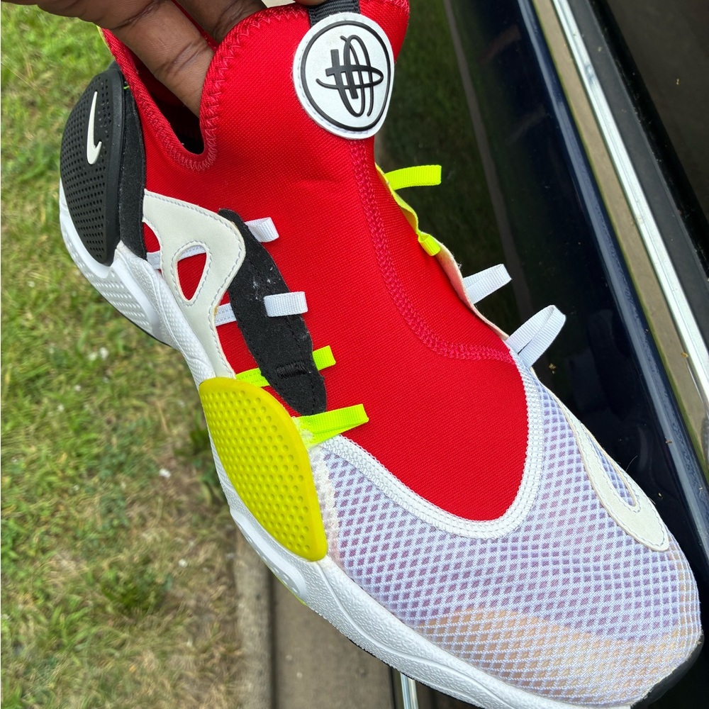 Nike Men's Red and White Athletic Shoes